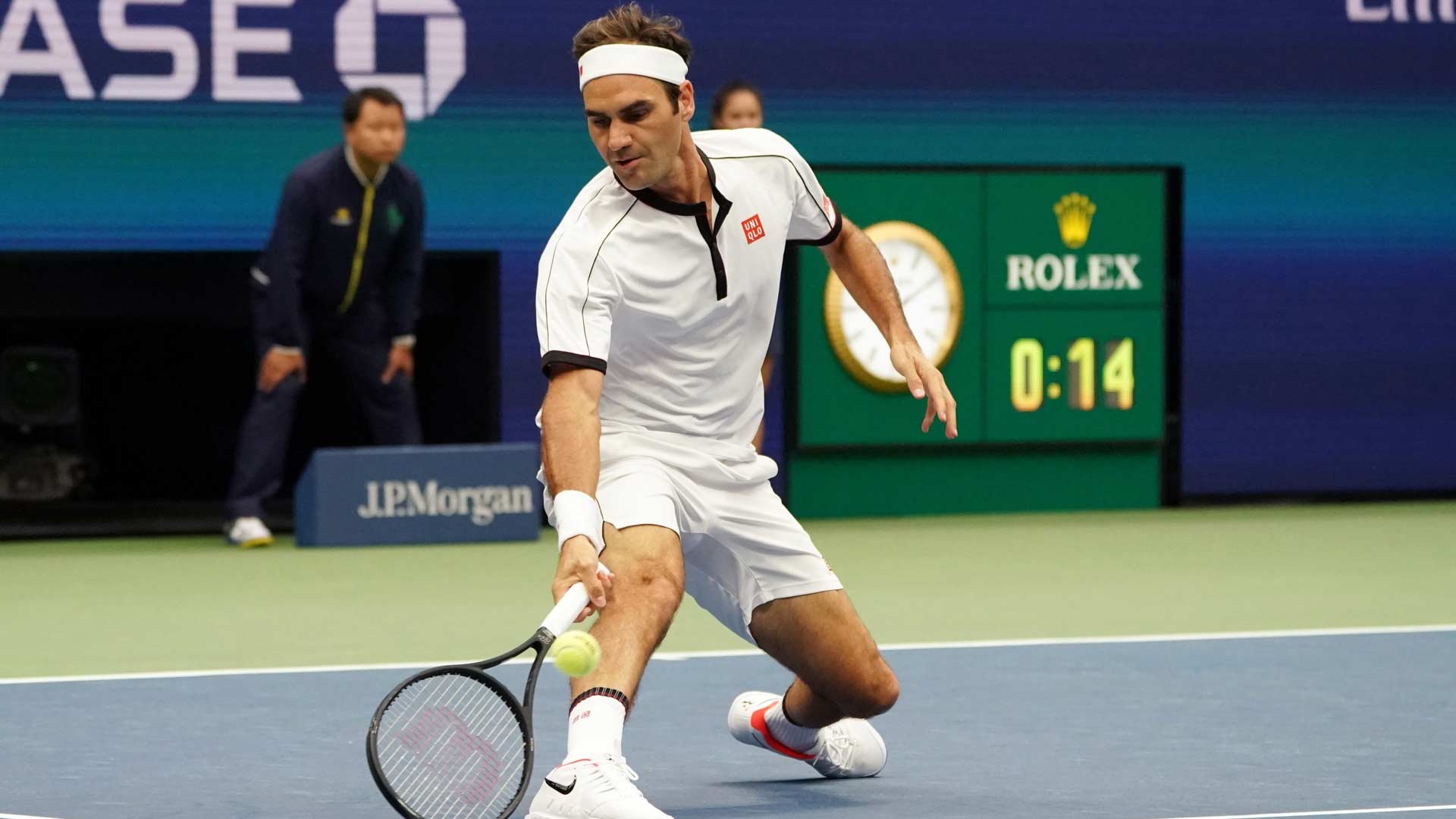 Roger Federer in the 2019 US Open