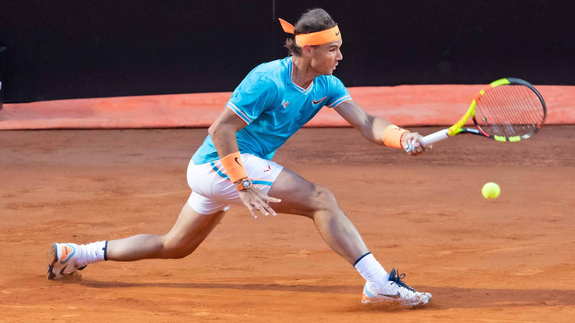 Rafael Nadal in the 2019 Italian Open