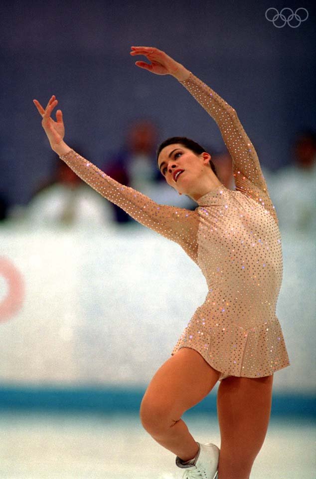 Nancy Kerrigan at the 1994 Winter Olympics in Lillehammer