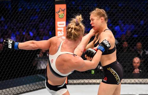 Holly Holm facing Ronda Rousey in 2015 UFC 193