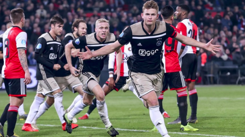 Amsterdam's Ajax playing Rotterdam's Feyenoord