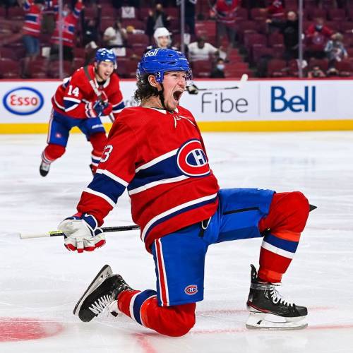 Montreal Canadiens playing the Vegas Golden Knights