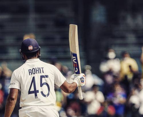Rohit Sharma for the Indian Cricket Team