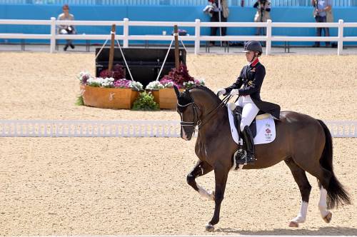 Charlotte Dujardin and Valegro at the London 2012 Olympic Dressage