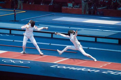 South Korea's Choi In-jeong faces Tunisia's Sarra Besbes in Olympic Fencing
