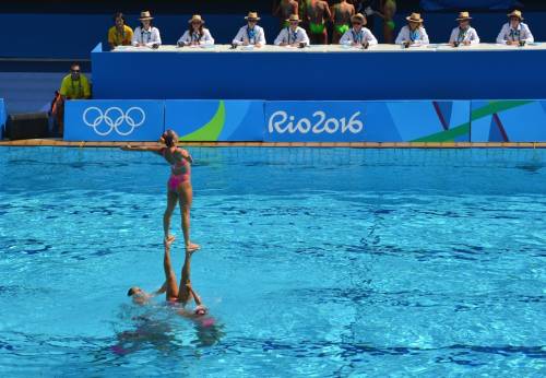 Brazilian team in Synchronized Swimming at the 2016 Olympic Games