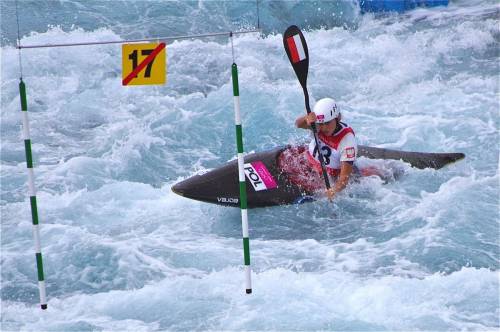 Natalia Pacierpnik for Poland in Canoe Slalom at the 2012 Summer Olympics