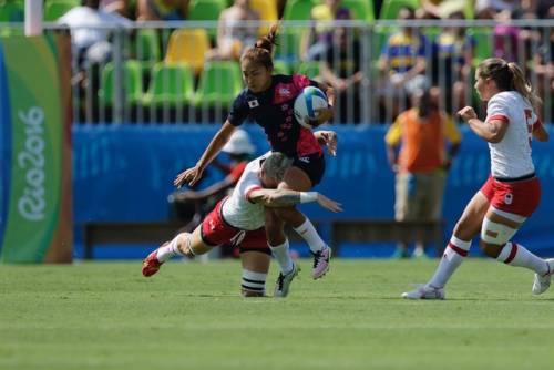 Japan vs Canada in Women's Rugby 7s at the 2016 Summer Olympics
