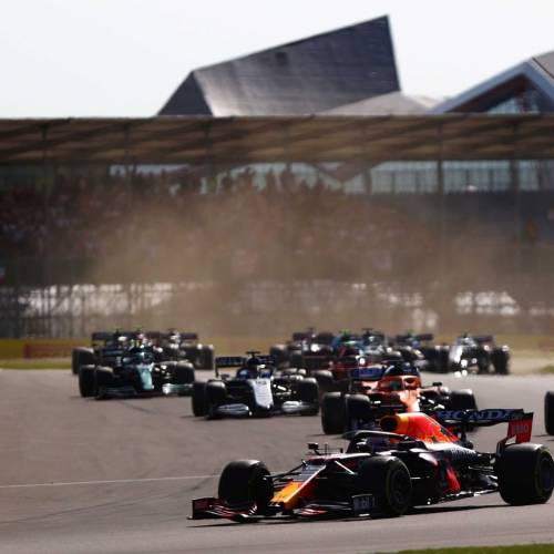 Max Verstappen at the British Grand Prix