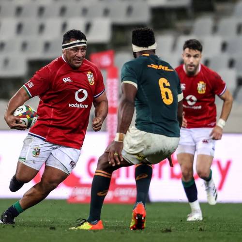British and Irish Lions playing the South Africa Rugby team