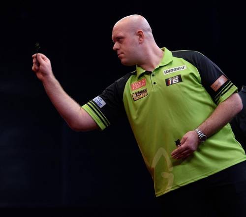 Dutch professional darts player Michael Van Gerwen