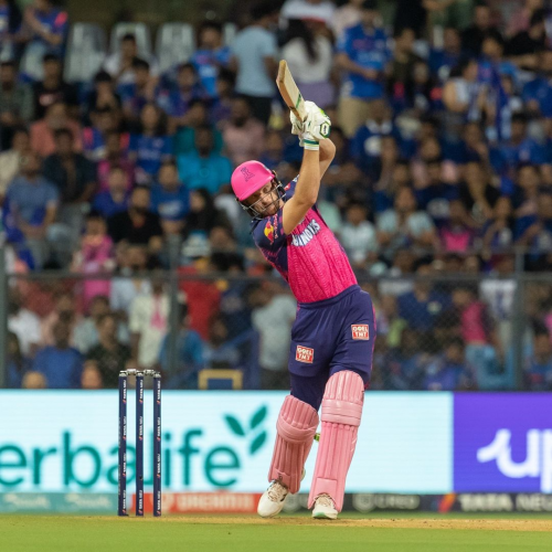 Jos Buttler Jos Buttler hitting the ball.