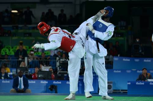 Taekwondo at the 2016 Summer Olympics, Isaev vs Issoufou