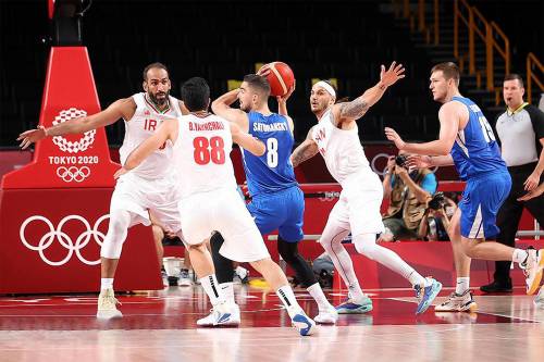 Basketball at the 2020 Summer Olympics – Men's Iran vs Czech Republic during the group stage