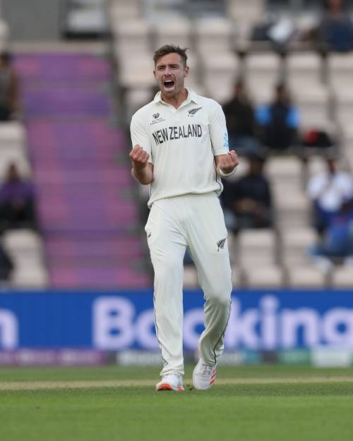 Tim Southee celebrating