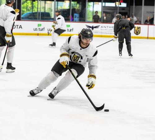 Brandon Saad Brandon Saad in action for the Vegas Golden Knights