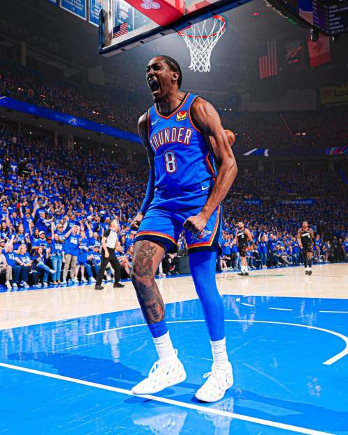 Jalen Williams in action for the Oklahoma City Thunder