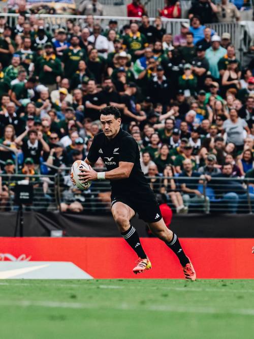 Will Jordan in action for the All Blacks